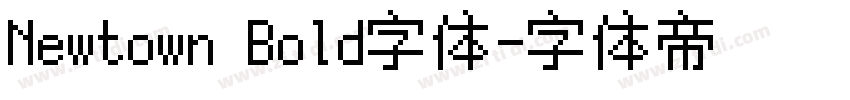 Newtown Bold字体字体转换